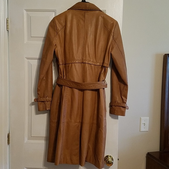 Danier leather trench coat - small - Picture 3 of 11